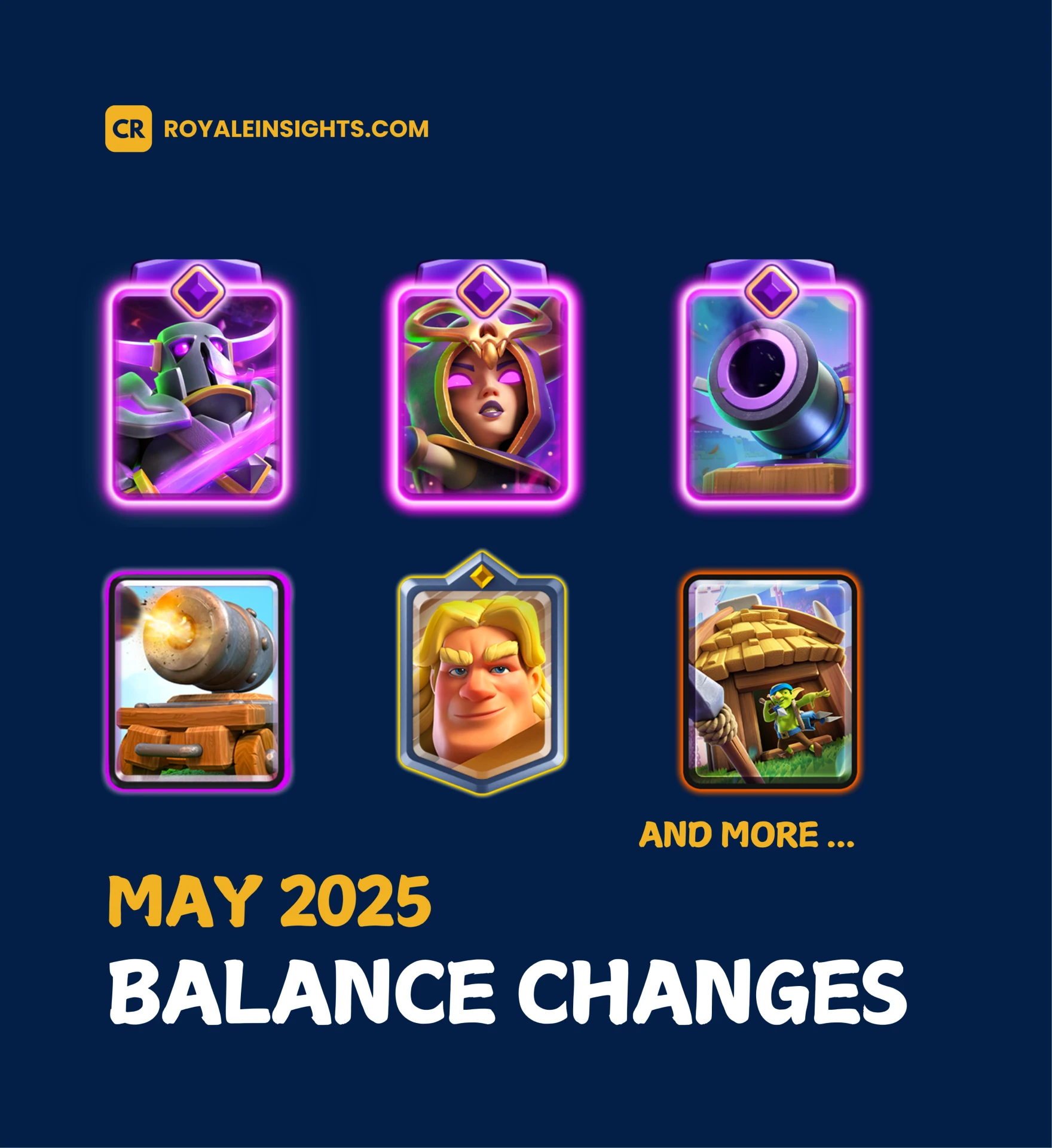 Clash Royale: Balance Changes - May 2025