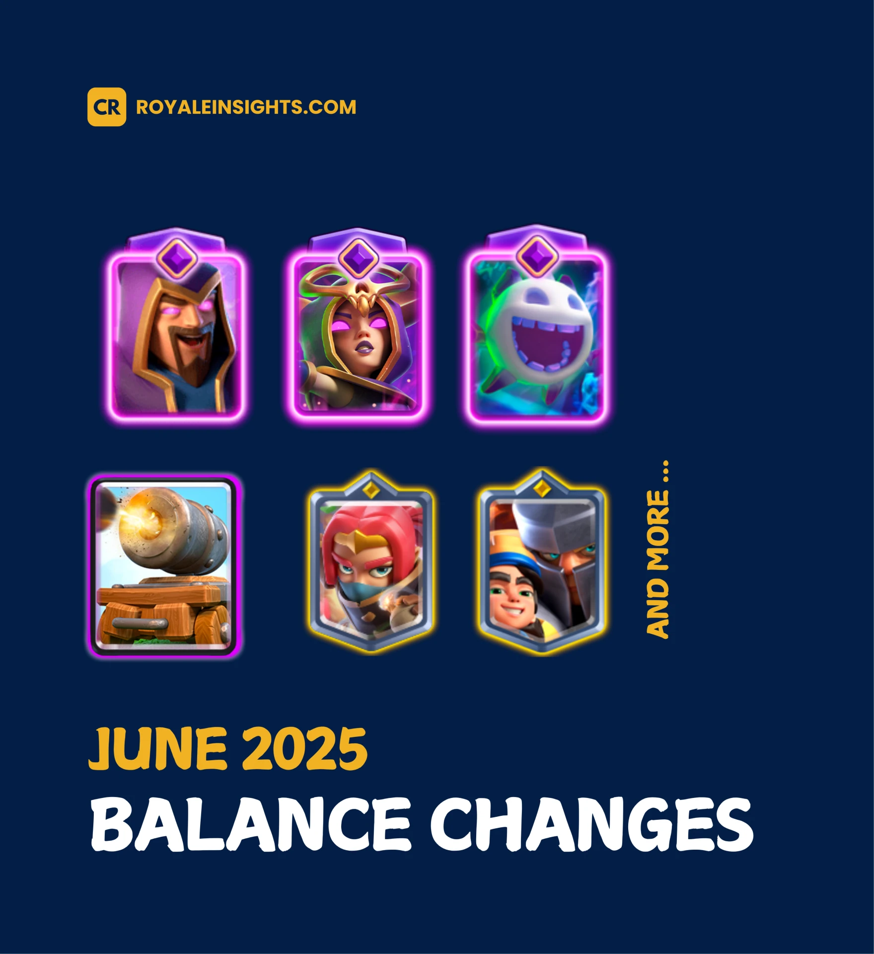 Clash Royale Balance Changes - June 2025
